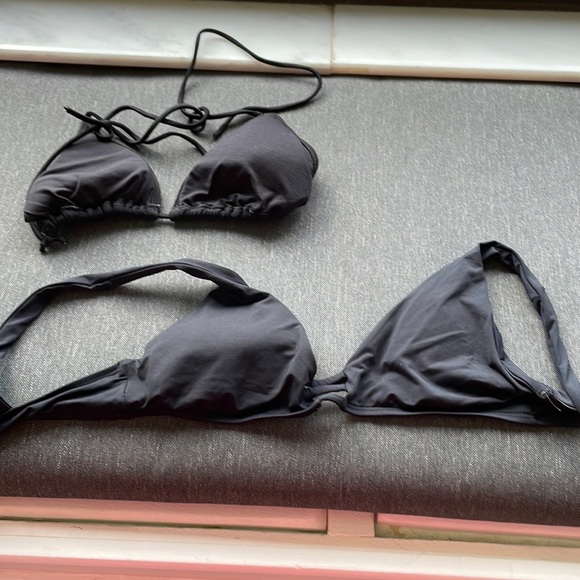 SOLD—Black bikini top - Picture 1 of 3